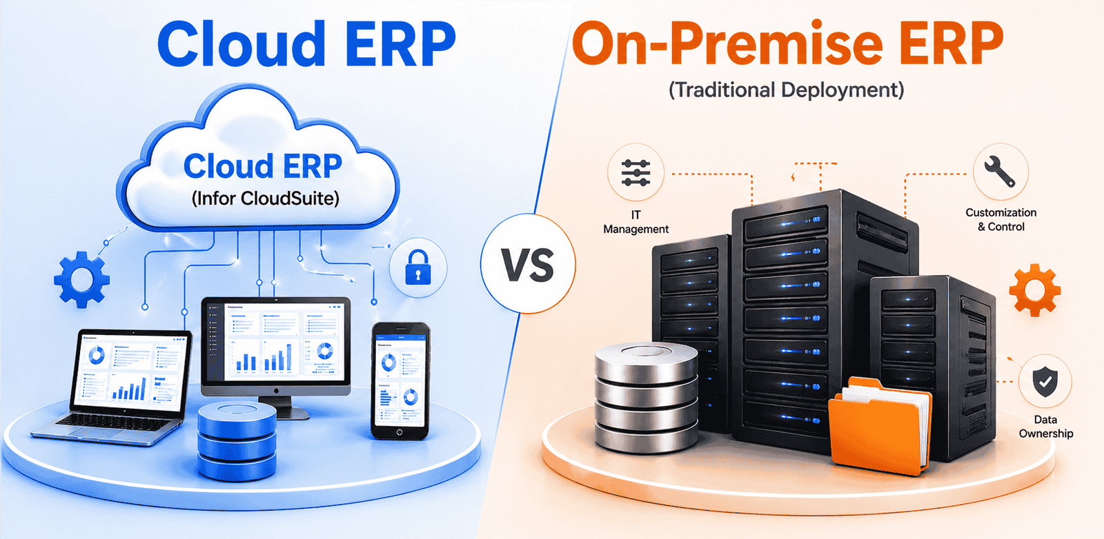 Infor ERP CloudSuite vs Infor ERP On-Premise: Which ERP Wins?